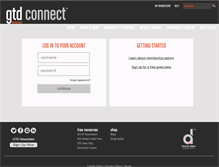 Tablet Screenshot of gtdconnect.com